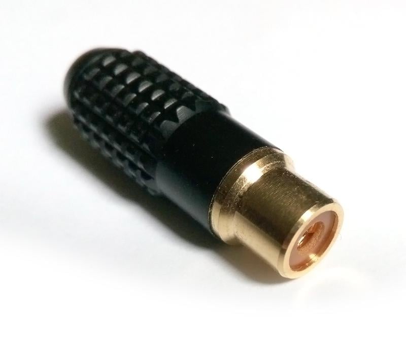 Разъем RCA на кабель до 5 мм Серый (AC-FR-35A)