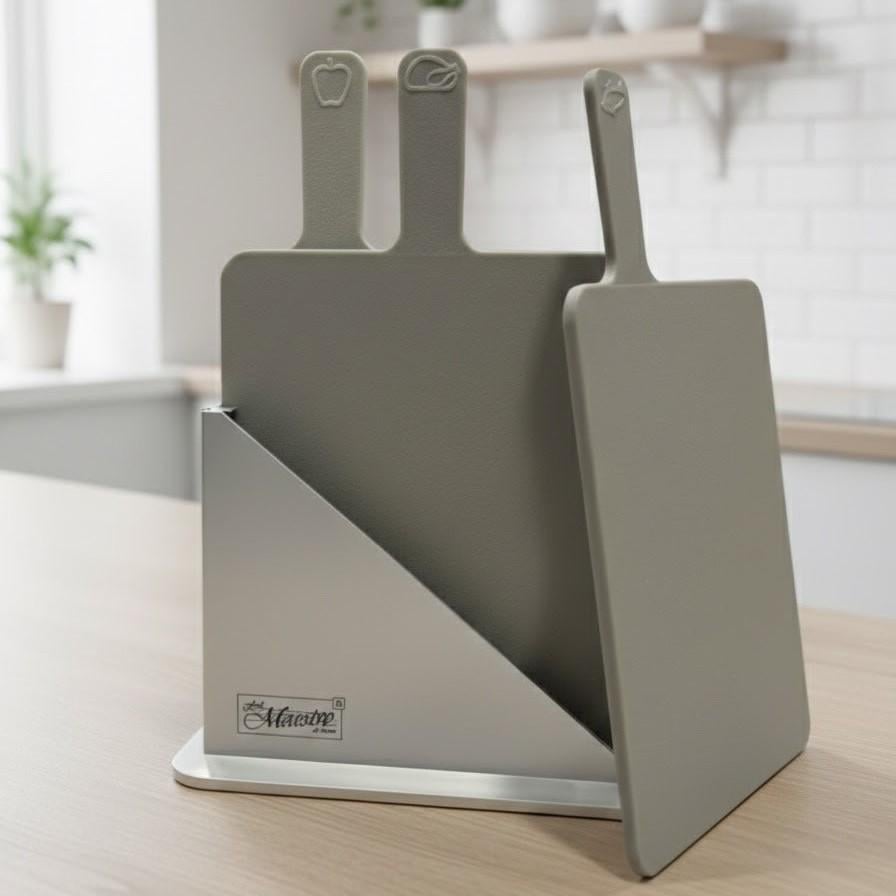 Набір дошок Maestro на підставці з органайзером 3 шт. Сірий (31549105)