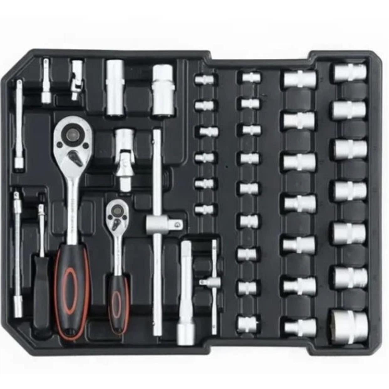 Комплект інструментів для дому та авто KRAFFTEC 499 шт. у валізі (499) - фото 8