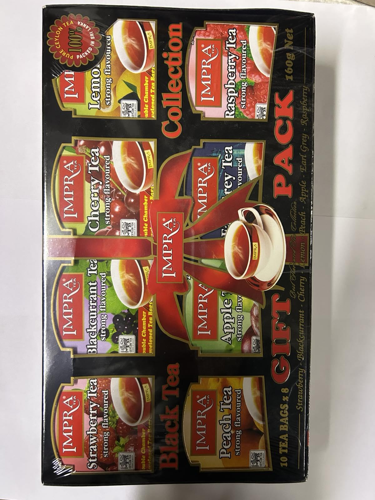 Набір цейлонський чорний чай Impra 80 пакетиків