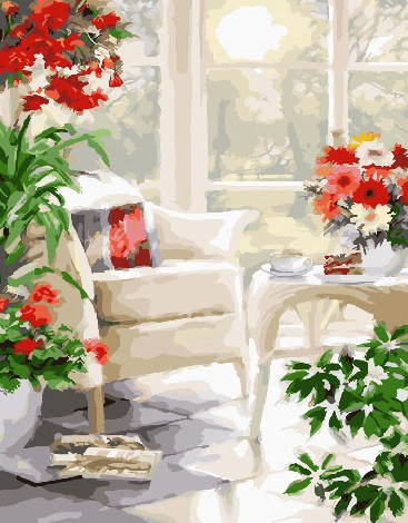 Картина по номерам Brushme Домашний оазис (GX25509)