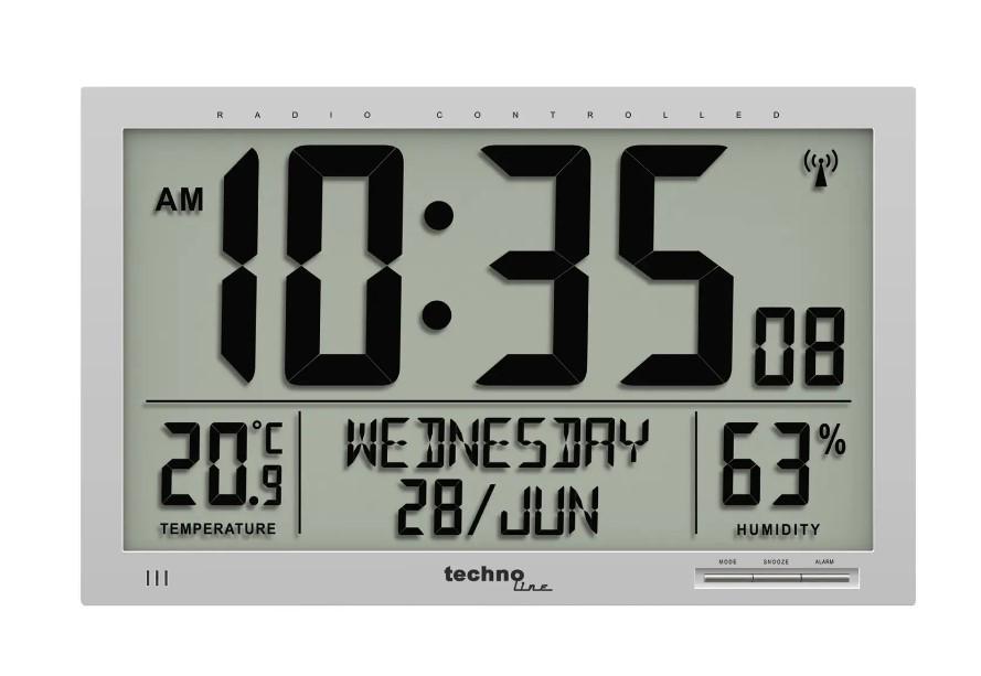 Годинник настінний Technoline WS8013 Silver (DAS301790) - фото 2 Годинник настінний Technoline WS8013 Silver (DAS301790) - фото 2