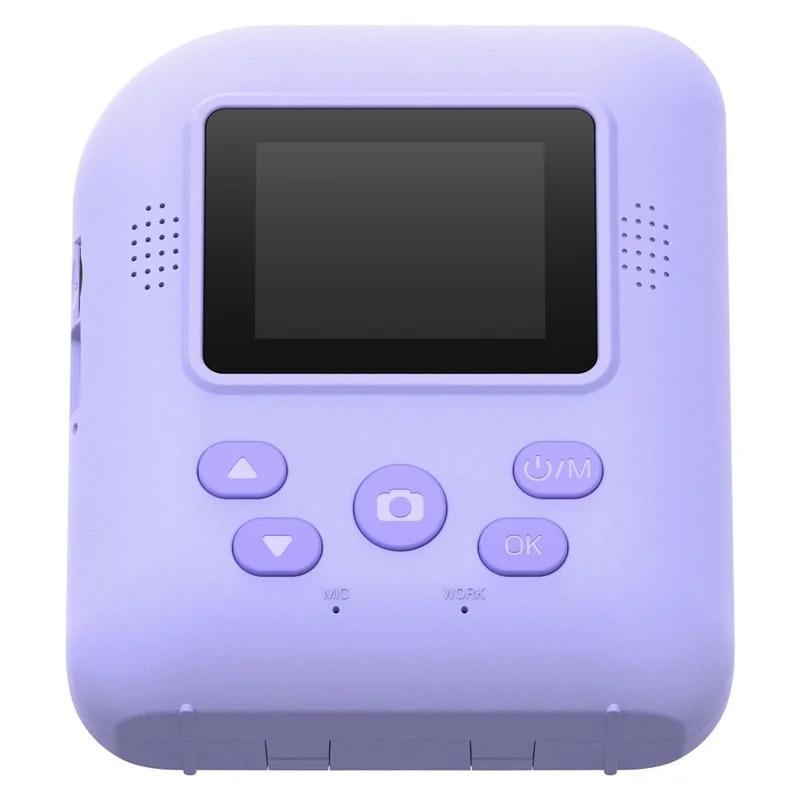Камера мгновенной печати детская Instant Print Camera P89 Фиолетовый (2630)