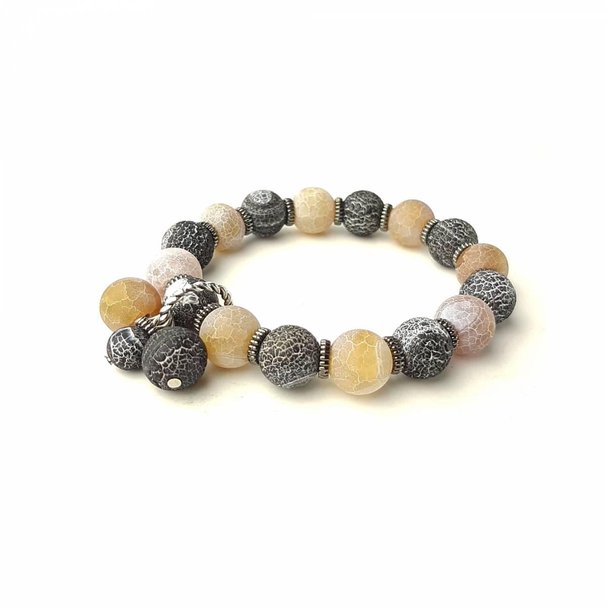 Браслет DARSANA Сахара из натурального камня агат (DRSU005336) Браслет DARSANA Сахара из натурального камня агат (DRSU005336)