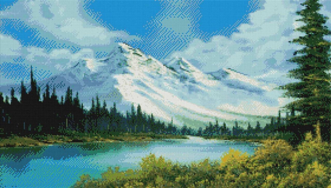 Алмазная мозаика ColorArt Альпы в снегу 40х70 см (SS805)
