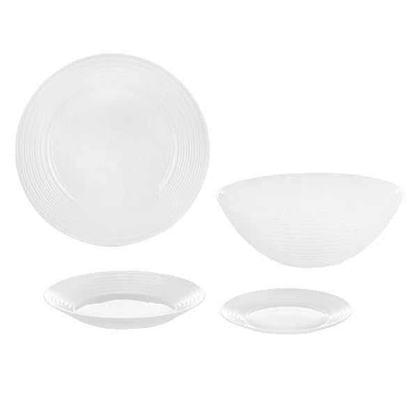 Столовий сервіз Luminarc Harena 19 пр. Білий (L3271)