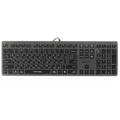 Клавиатура A4Tech FX60H USB Grey/White backlit (4711421976343)