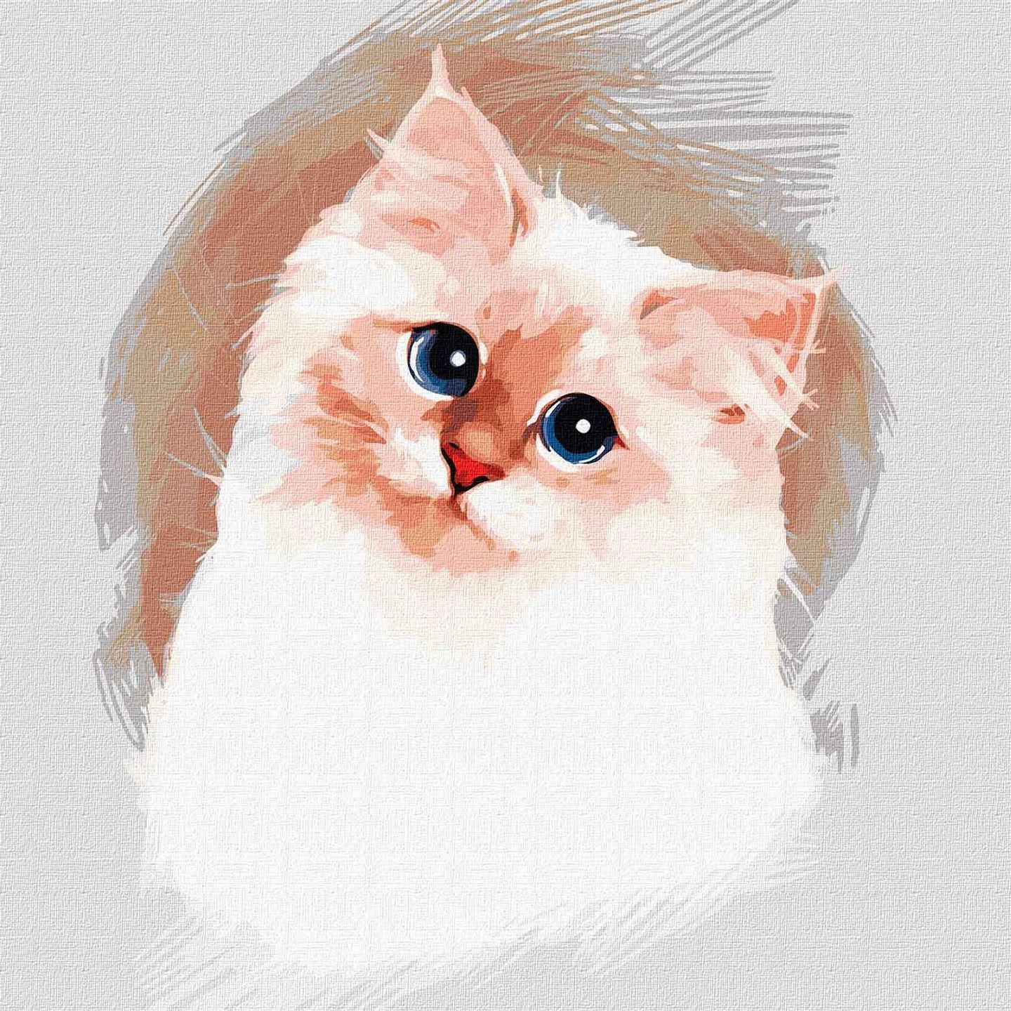 Картина по номерам Идейка Пушистое облачко 30x30 см (KHO4212)