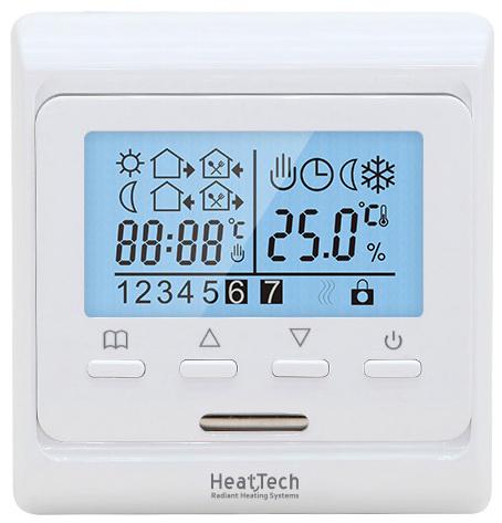 Терморегулятор программируемый HeatTech HTP110-240 для системы теплого пола