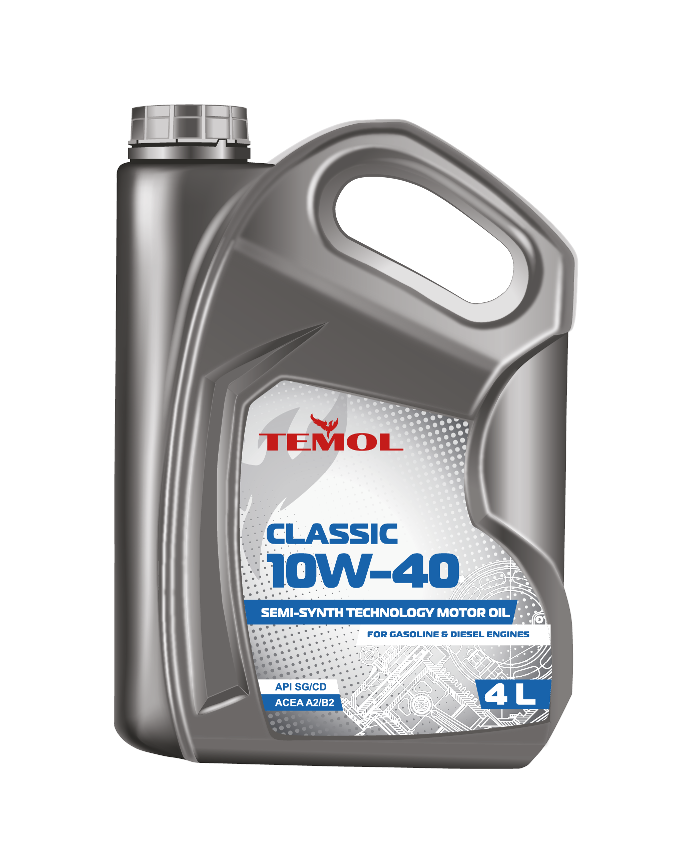 Моторное масло TEMOL CLASSIC 10W-40 4 л (T-C10W40-4L)