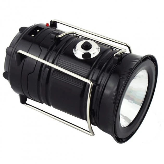 Фонарь аккумуляторный с солнечной батареей SH-5800T 1W 1LED Черный