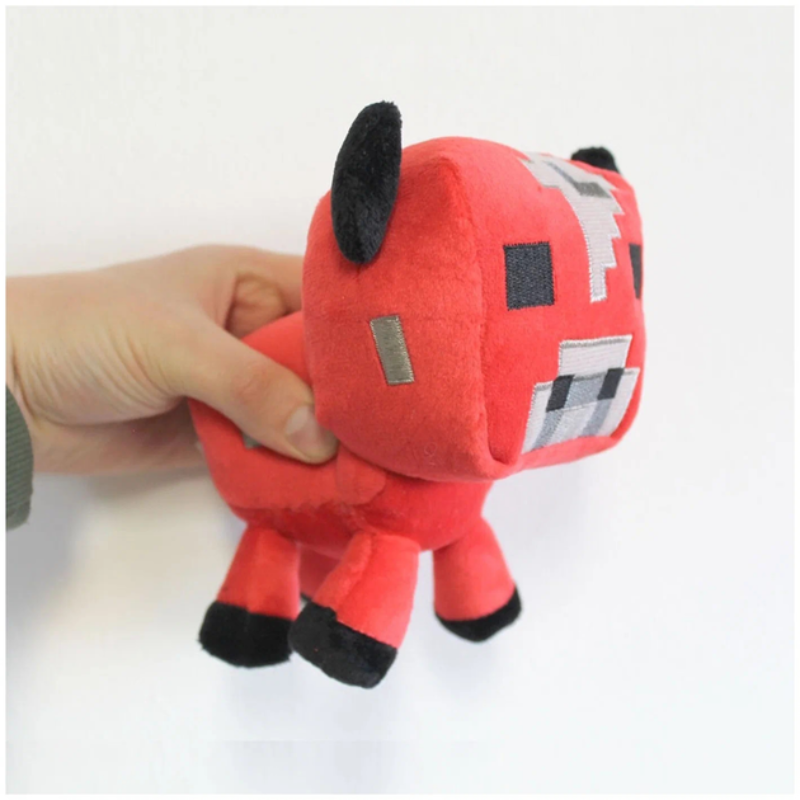 М'яка іграшка плюшева Грибна Корова з гри Minecraft 21 см з білими плямами на спині Червоний (2579355540) - фото 5 М'яка іграшка плюшева Грибна Корова з гри Minecraft 21 см з білими плямами на спині Червоний (2579355540) - фото 5