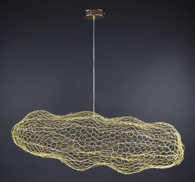 Люстра-облачко декоративная LED CLOUD 80х45 см Золотой (MJ 83-800 GD)