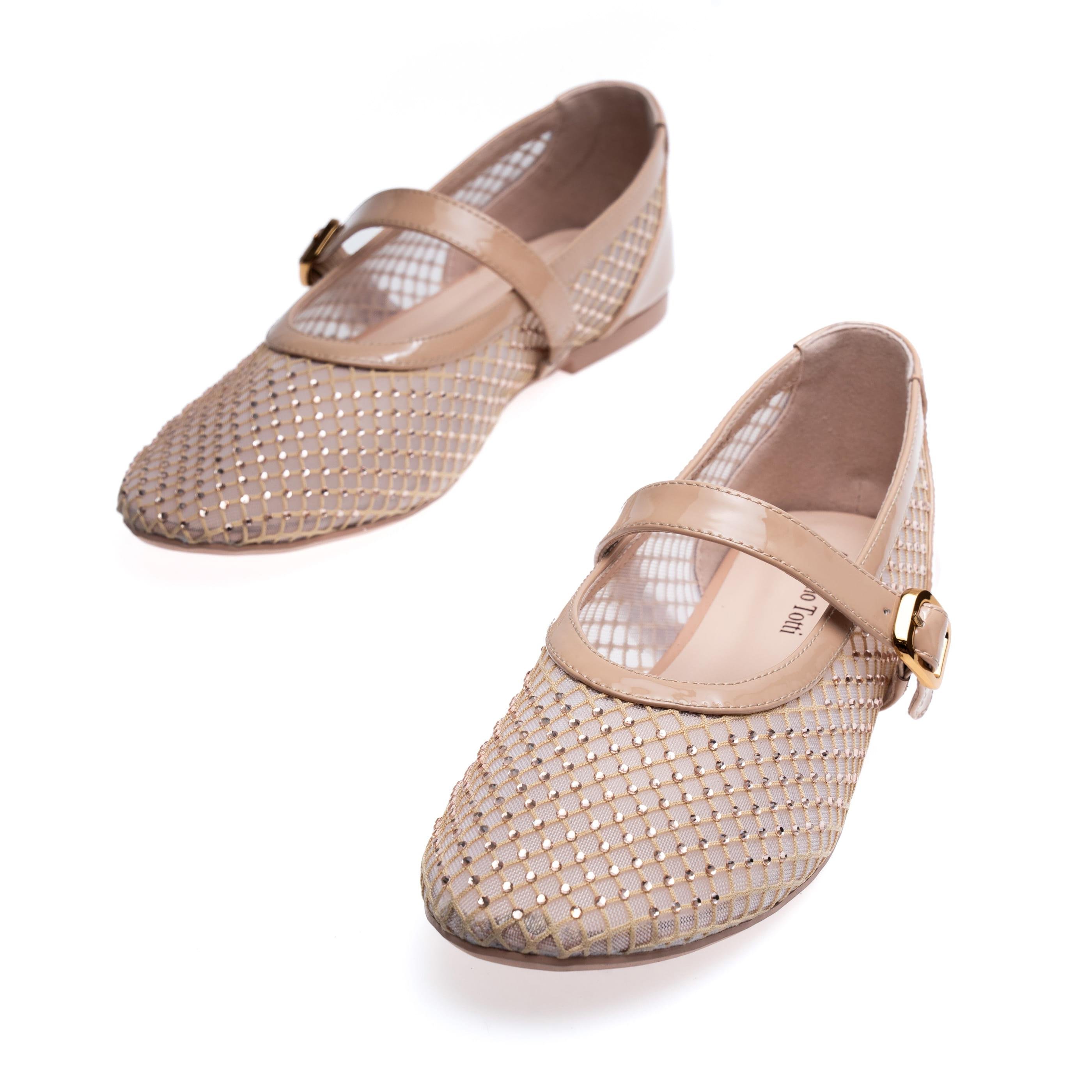 Балетки Angelino Totti 01598 р. 37 Бежевый (104363748) - фото 2 Балетки Angelino Totti 01598 р. 37 Бежевый (104363748) - фото 2