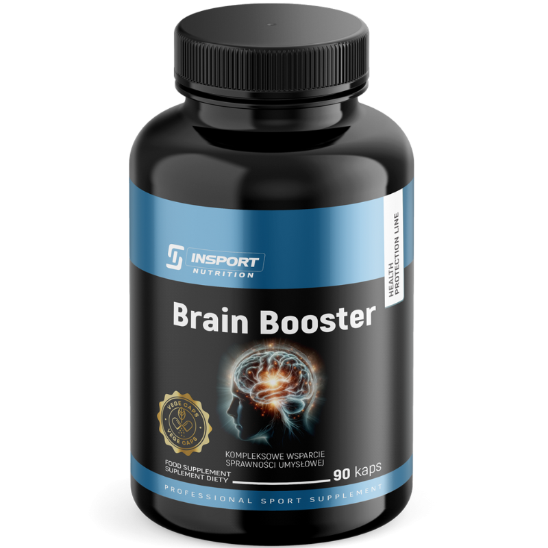 Натуральна добавка Insport Nutrition Brain Booster для підтримки роботи мозку та когнітивних функцій (2002500011) - фото 1