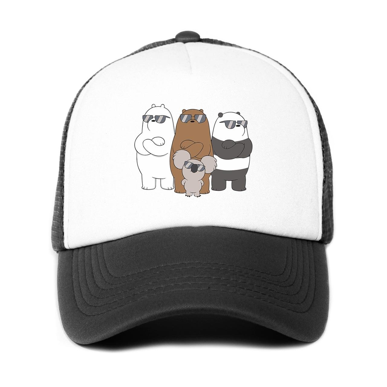 Кепка тракер дитяча We Bare Bears Чорний (33404-2892-BK)