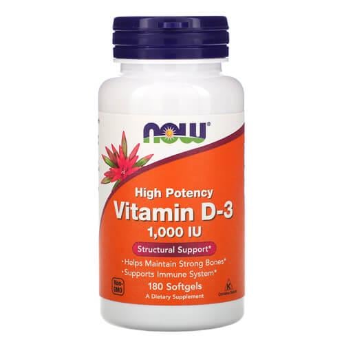 Витамин D NOW Vitamin D3 1000 МЕ 180 softgels (NOW-00365) Витамин D NOW Vitamin D3 1000 МЕ 180 softgels (NOW-00365)