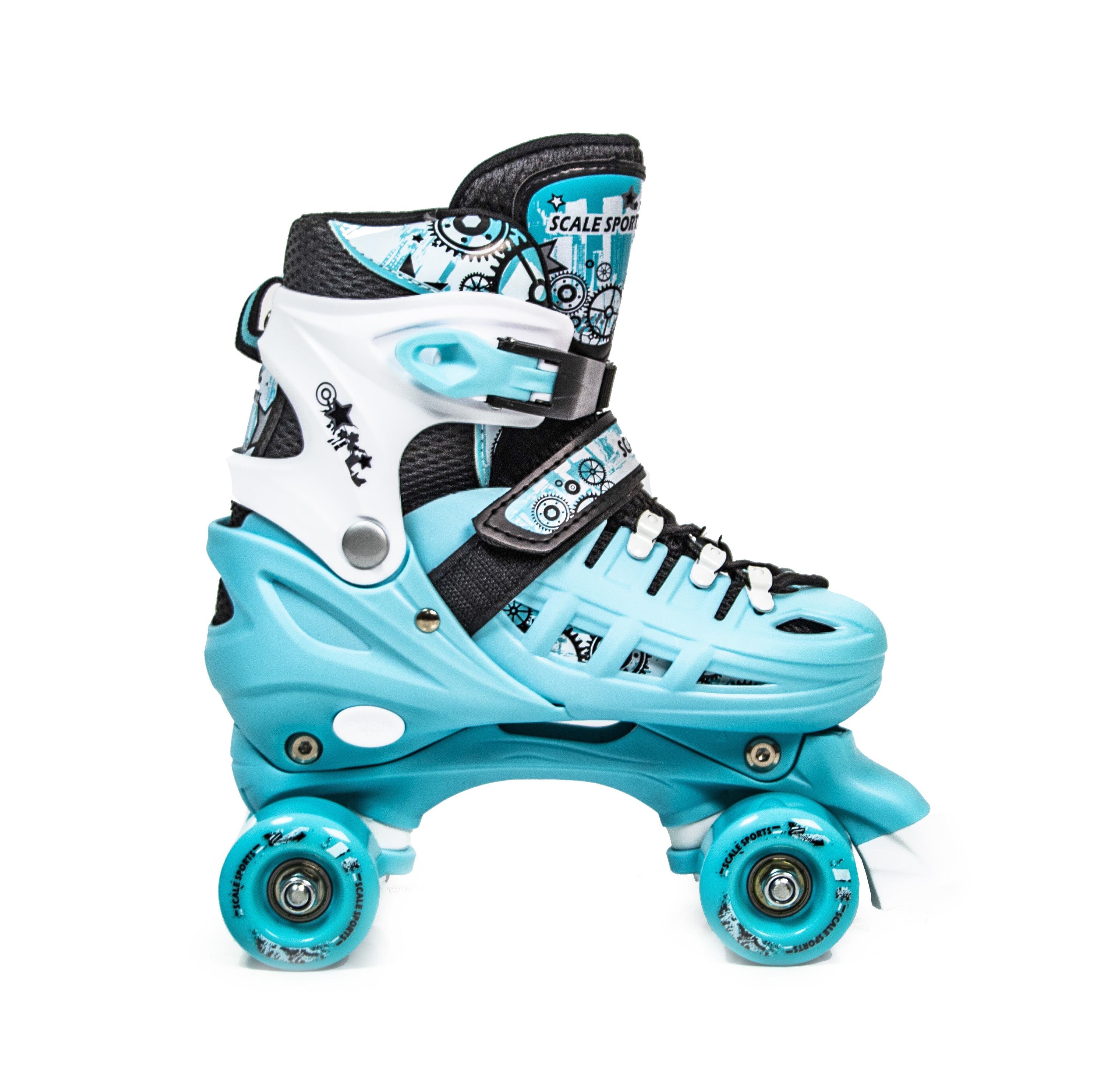 Раздвижные ролики квады Scale Sports р. 29-33 Mint (2133578527) - фото 3