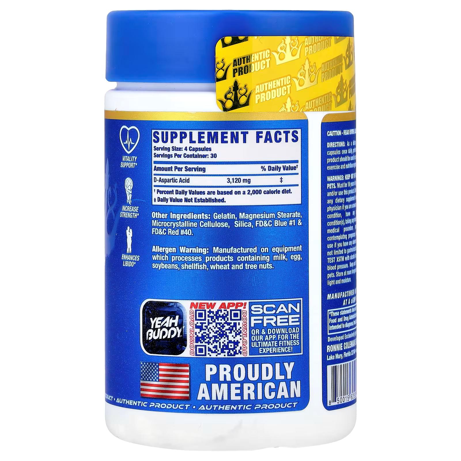 Бустер тестостероновый Ronnie Coleman 120 кап. 780 мг - фото 2