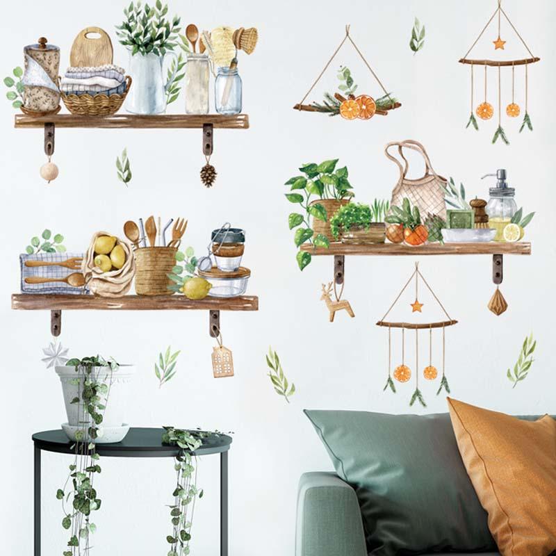 Набір вінілових наліпок Ранок у Селі інтер'єрні в кімнату на стіну 30х90 см - фото 4 Набір вінілових наліпок Ранок у Селі інтер'єрні в кімнату на стіну 30х90 см - фото 4