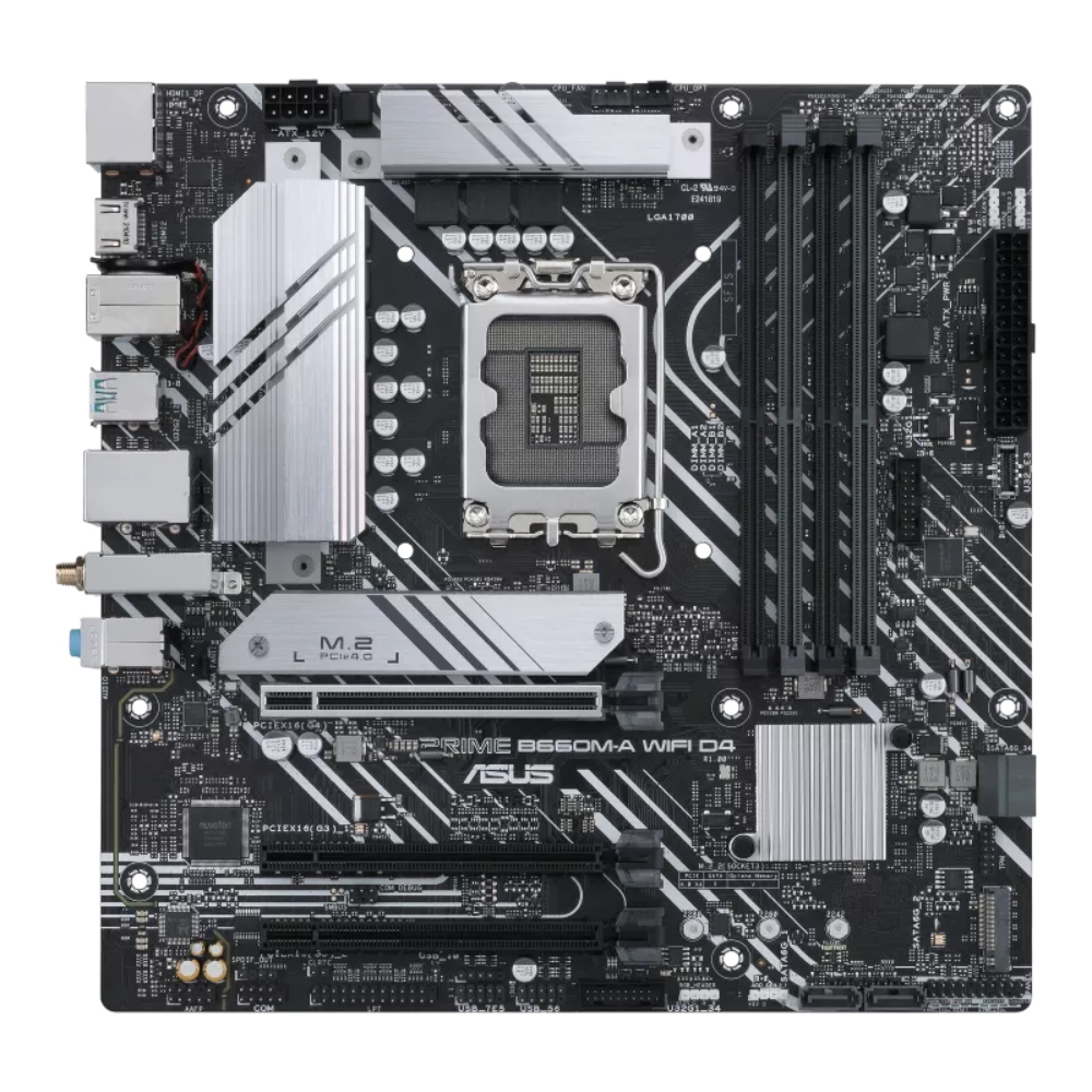 Материнська плата Asus PRIME B660 WIFI D4 LGA1700 DDR4 HDMI DisplayPort Wi-Fi 6 microATX (607582) - фото 6