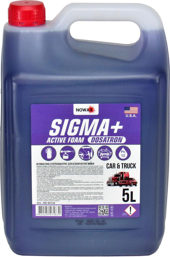 Шампунь Nowax Sigma+ Dosatron Active Foam для бесконтактной мойки 5 л (0100636)