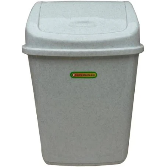 Відро для сміття з кришкою Альона 50008 5 л Сірий (NA004526)