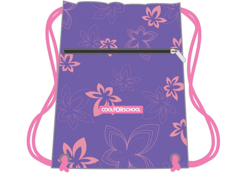 Сумка для обуви Cool For School Foliage с молнией 44х35 см (CF85740)