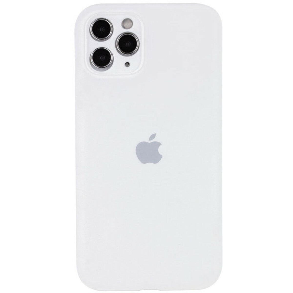 Протиударний чохол для Apple iPhone 12 Pro Max Silicone Full Case AA Camera Protect / White