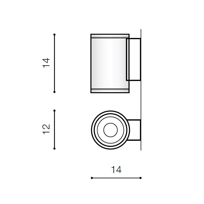 Вуличний ліхтар Azzardo Joe Wall 1 (AZ3317) - фото 2