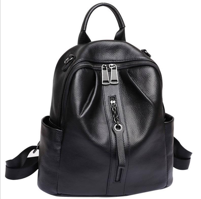 Городской рюкзак женский Royal Bag F-NWBP27-86630A из натуральной кожи Черный (5295)