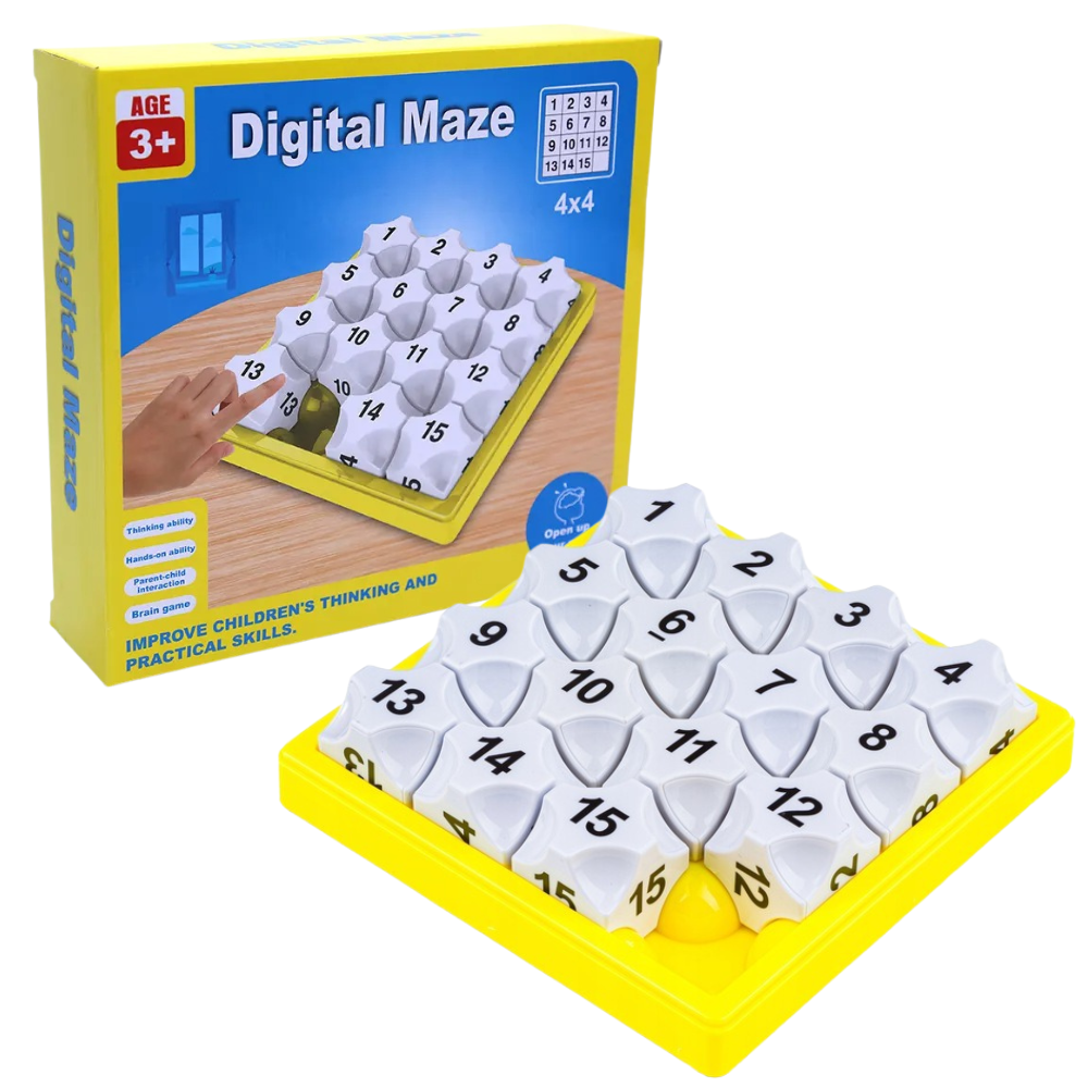 Настольная Игра детская логическая пятнашки на логику мышления и внимание для детей