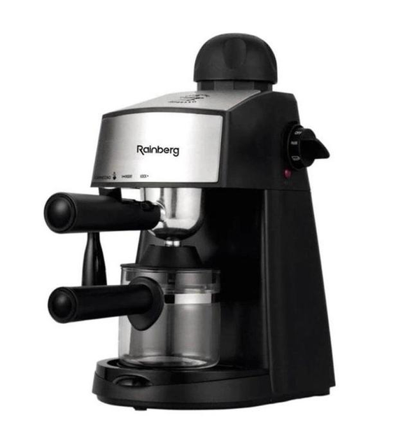 Кавоварка рожкова Rainberg RB-8111 з капучинатором 2200 Вт (ML-04970)