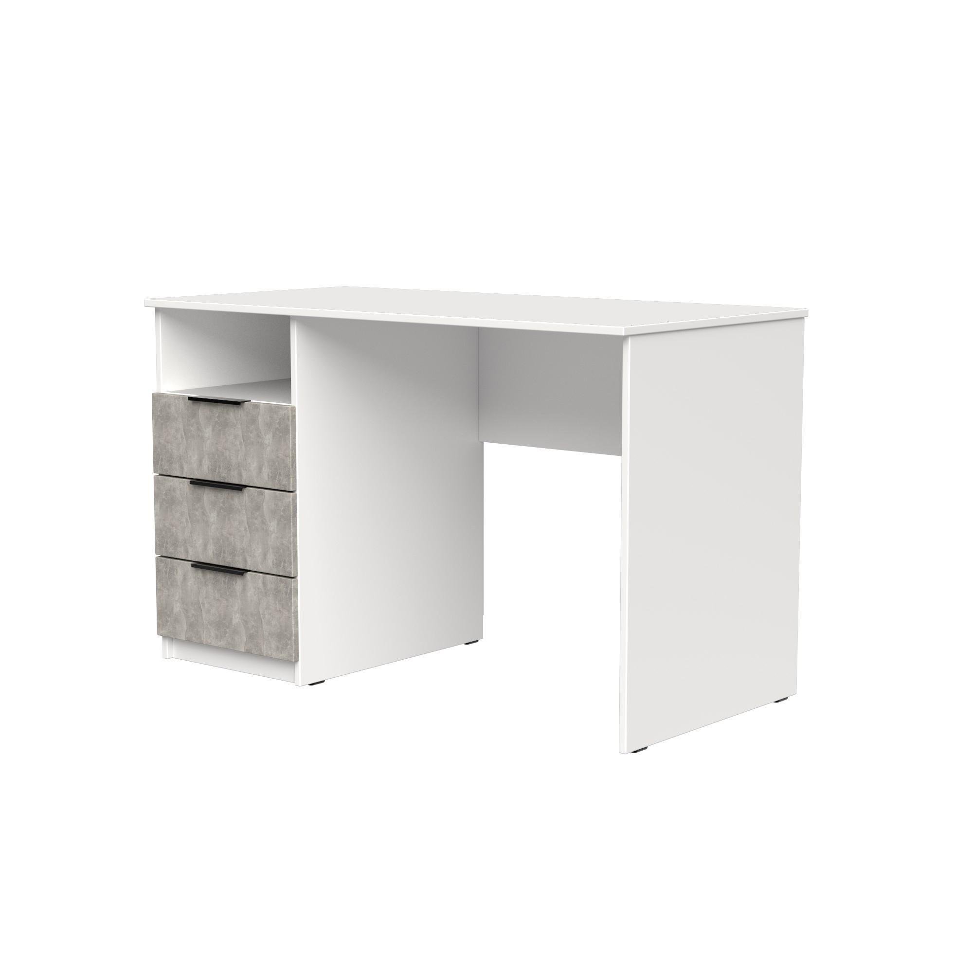 Стол письменный СП1 3Я SENAM 750х1100х500 мм корпус ДСП Белый фасад ДСП Ателье светлый - фото 3