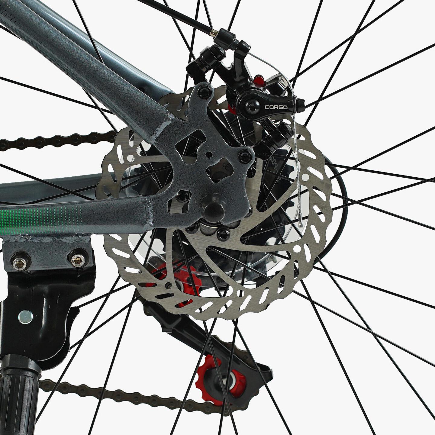 Велосипед гірський Corso Skywalker 26"/15" Зелений (436684633) - фото 5 Велосипед гірський Corso Skywalker 26"/15" Зелений (436684633) - фото 5