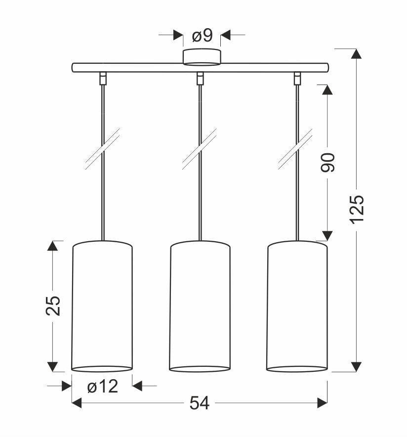 Люстра Candellux Aragona 54x125 см Чорний (33-19721) - фото 4 Люстра Candellux Aragona 54x125 см Чорний (33-19721) - фото 4