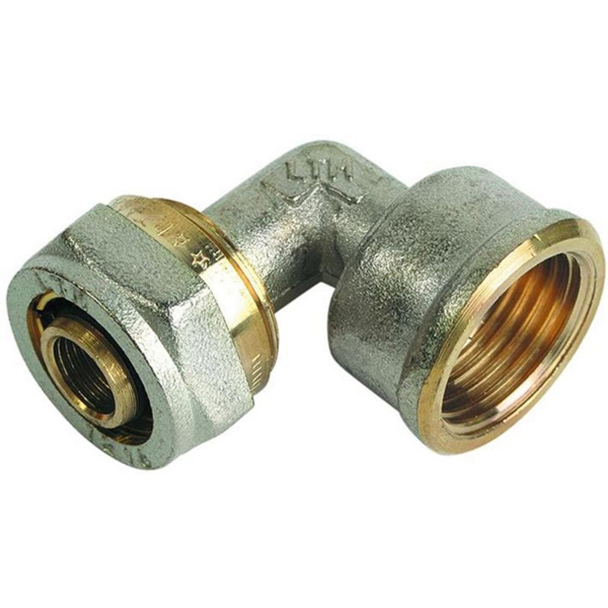 Колено неразборное металлопластиковое ЭКО ВВ 20x1/2 ( SW-2039) Колено неразборное металлопластиковое ЭКО ВВ 20x1/2 ( SW-2039)