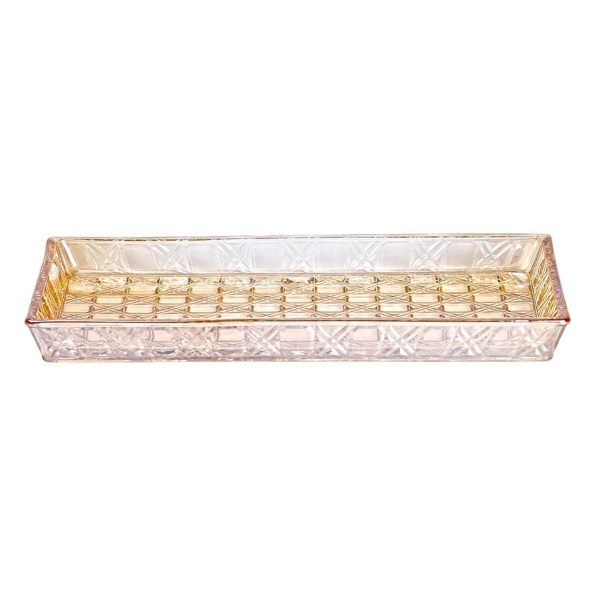 Блюдо для сервірування прямокутне 27,5х13,5х2,5 см (HP-YH-56) - фото 3