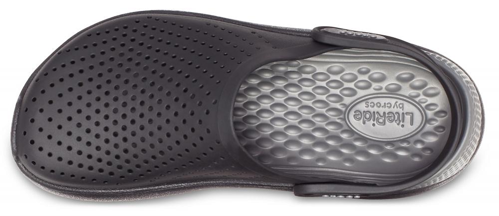 Сабо Crocs LiteRide Clog Mens CS - M11 р. 44 Black/Smoke Grey - фото 3