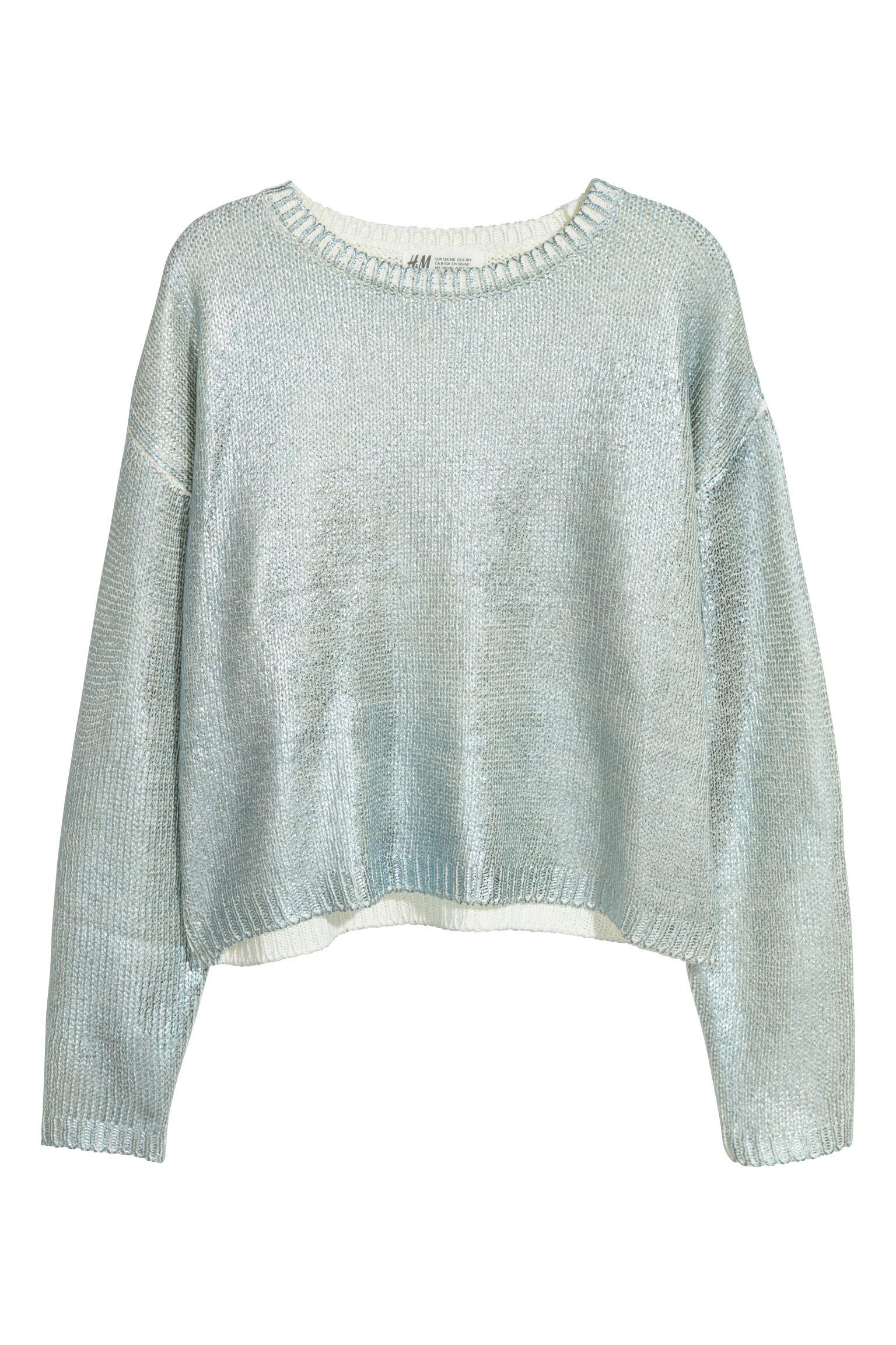 Джемпер H&M 170 см Блакитний блиск (21105784317)