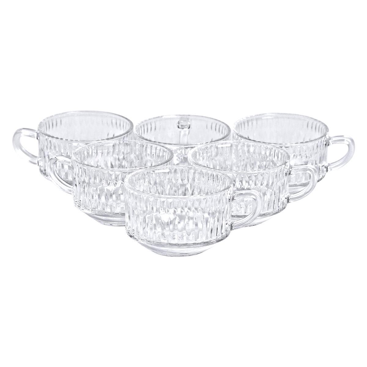 Набор стеклянных чашек Light House 6 штук по 270 мл (LG-20184)