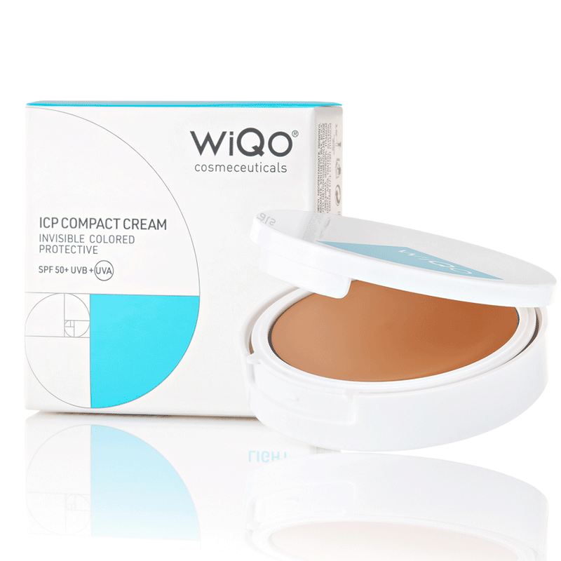 Крем-пудра SPF50 WiQo ICP Cream-Invisible Colored Protective 10,5 мл (2166540343)
