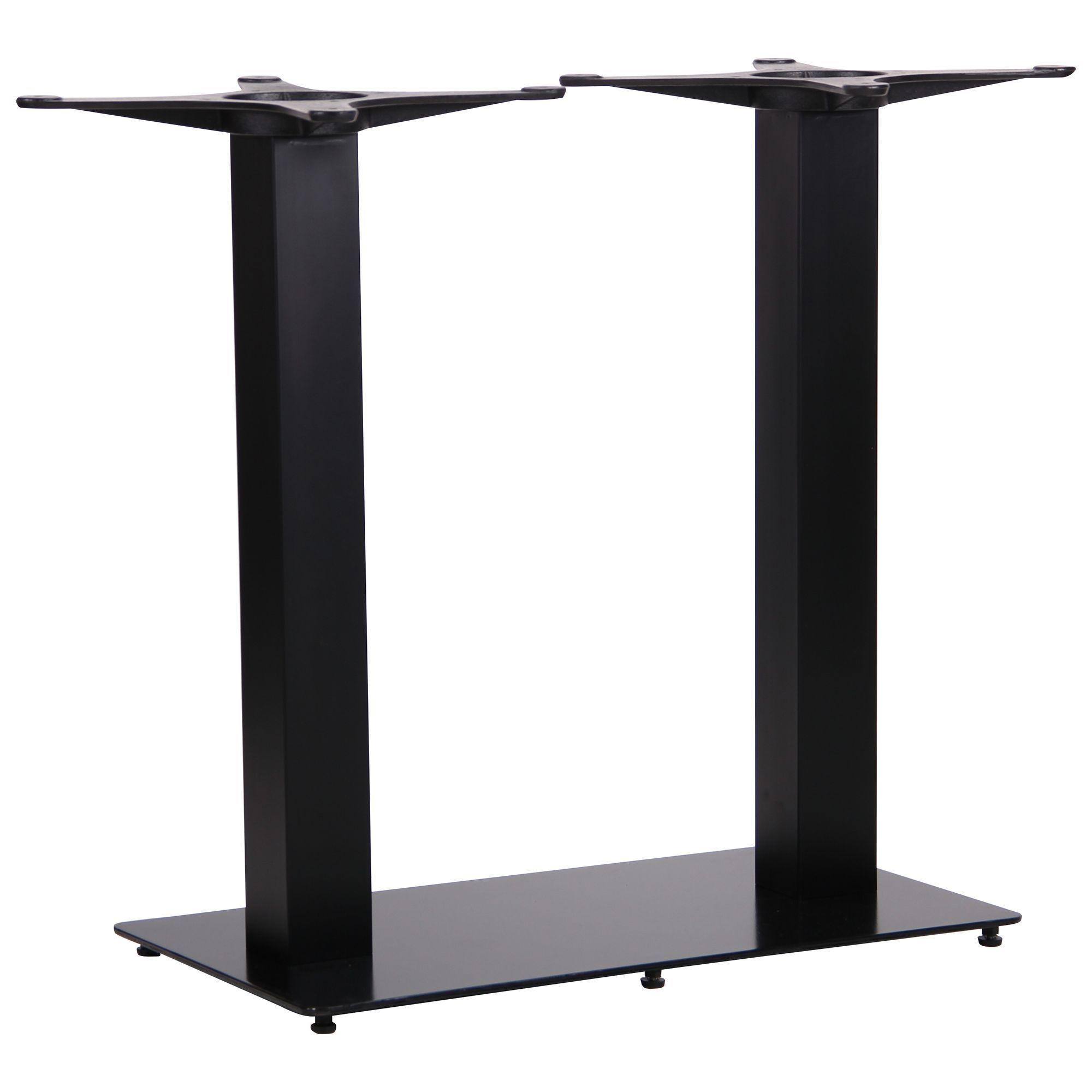 База AMF Aventin Double для стола 720x700x400 мм cталь Черный