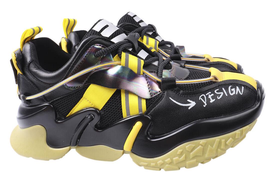 Кросівки жіночі Gifanni зі шкіри на платформі на шнурівці р. 40 Чорний (80-21DK) Кросівки жіночі Gifanni зі шкіри на платформі на шнурівці р. 40 Чорний (80-21DK)