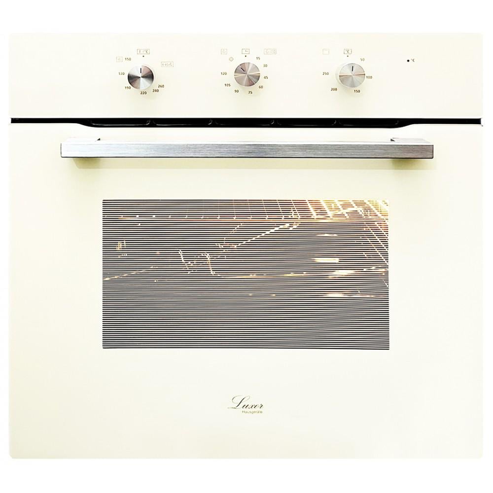 Духовой шкаф газовый Luxor Qualität 60 GIO Rustik Grill с конвектором/металлической прихваткой Бежевый (31989759)