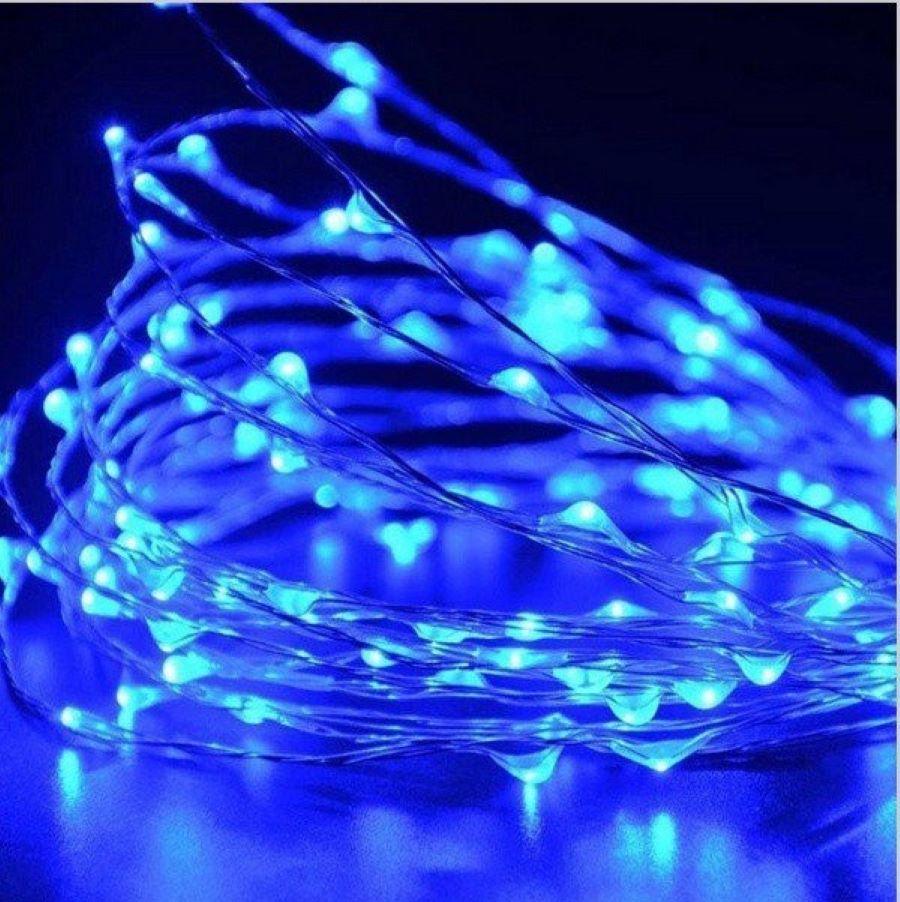 Гирлянда светодиодная нить Капли росы на 200 Led Blue (a1f935ef)