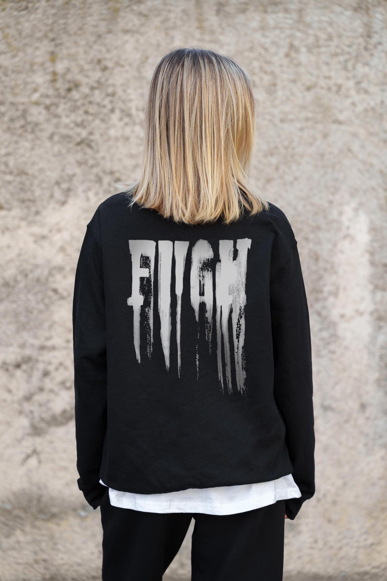 Свитшот оверсайз с принтом Without Fight 2XL/3XL Black (2XL/3XL8055608) - фото 8 Свитшот оверсайз с принтом Without Fight 2XL/3XL Black (2XL/3XL8055608) - фото 8