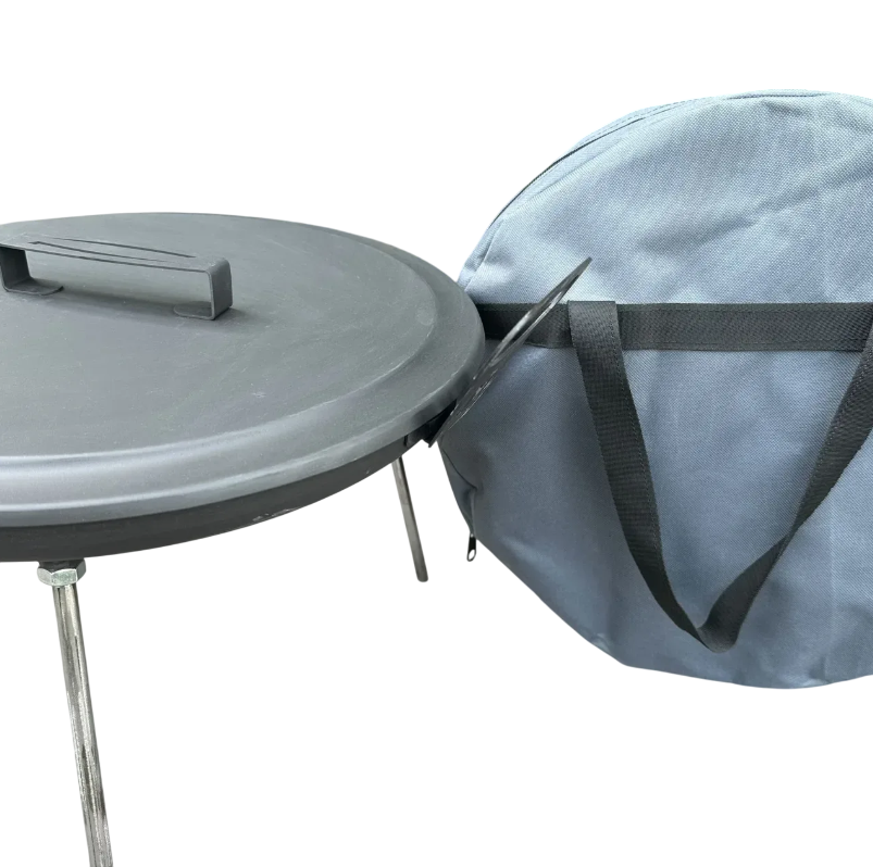 Сковорода с диска бороны з крышкой та чехлом 540х415х330 мм (SDR-40KCH) - фото 3 Сковорода с диска бороны з крышкой та чехлом 540х415х330 мм (SDR-40KCH) - фото 3