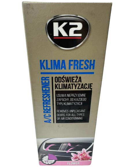 Освіжувач системи кондиціонування K2 KLIMA FRESH Квітковий 150 мл (K222FL)