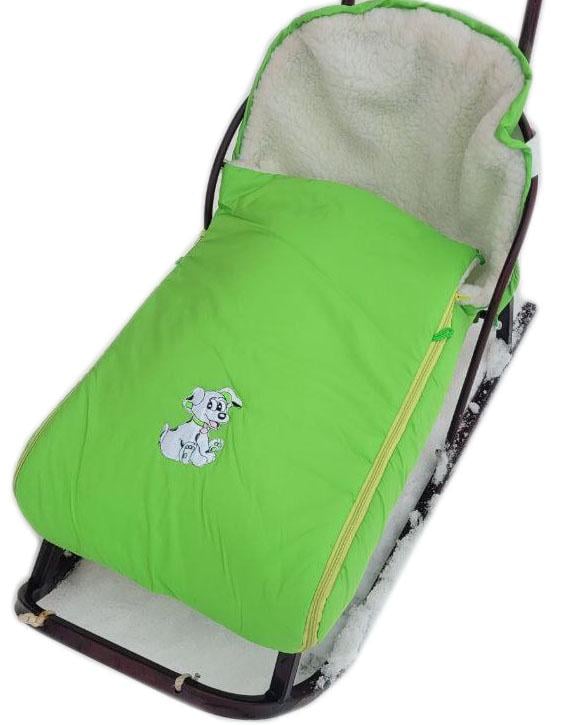 Конверт зимовий Baby в коляску/санки 4в1 Салатовий